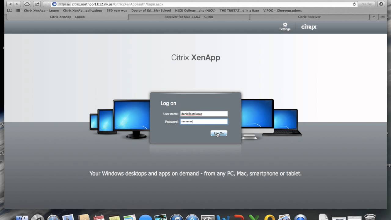 citrix receiver 12.4 for mac os compatibility